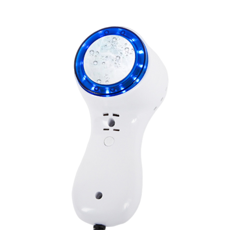 Ultrasonic Facial Massager with Blue LED Light – Skin Lifting, Anti-Acne & Serum Infusion Tool