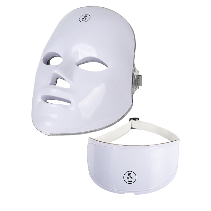 Face Mask Light 7 Colors Face and Neck Light Facial Skin Care Anti Aging Skin Tightening Wrinkles Toning Mask