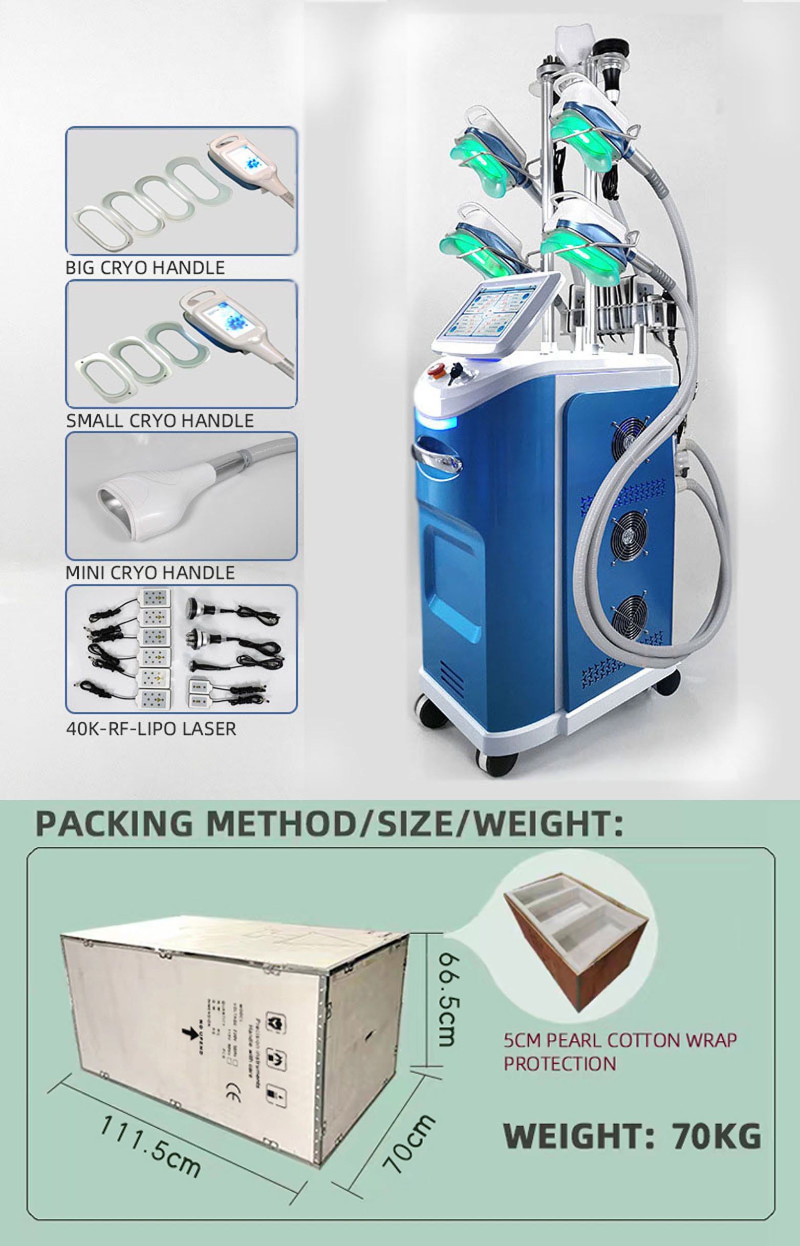 360Cryo+ EMSlim Home Fat-Freezing Device - Cryolipolysis and EMS Skin Tightening Therapy Model E