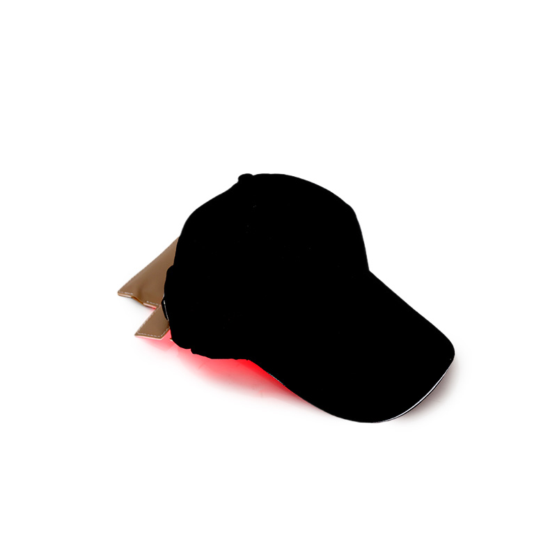 Led Lights Stage Props Duck Tongue Fiber Optic Light European American Christmas New Year Performance Baseball Caps
