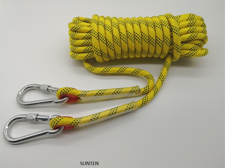 Yellow Static Mountain/Outdoor climbing rope
