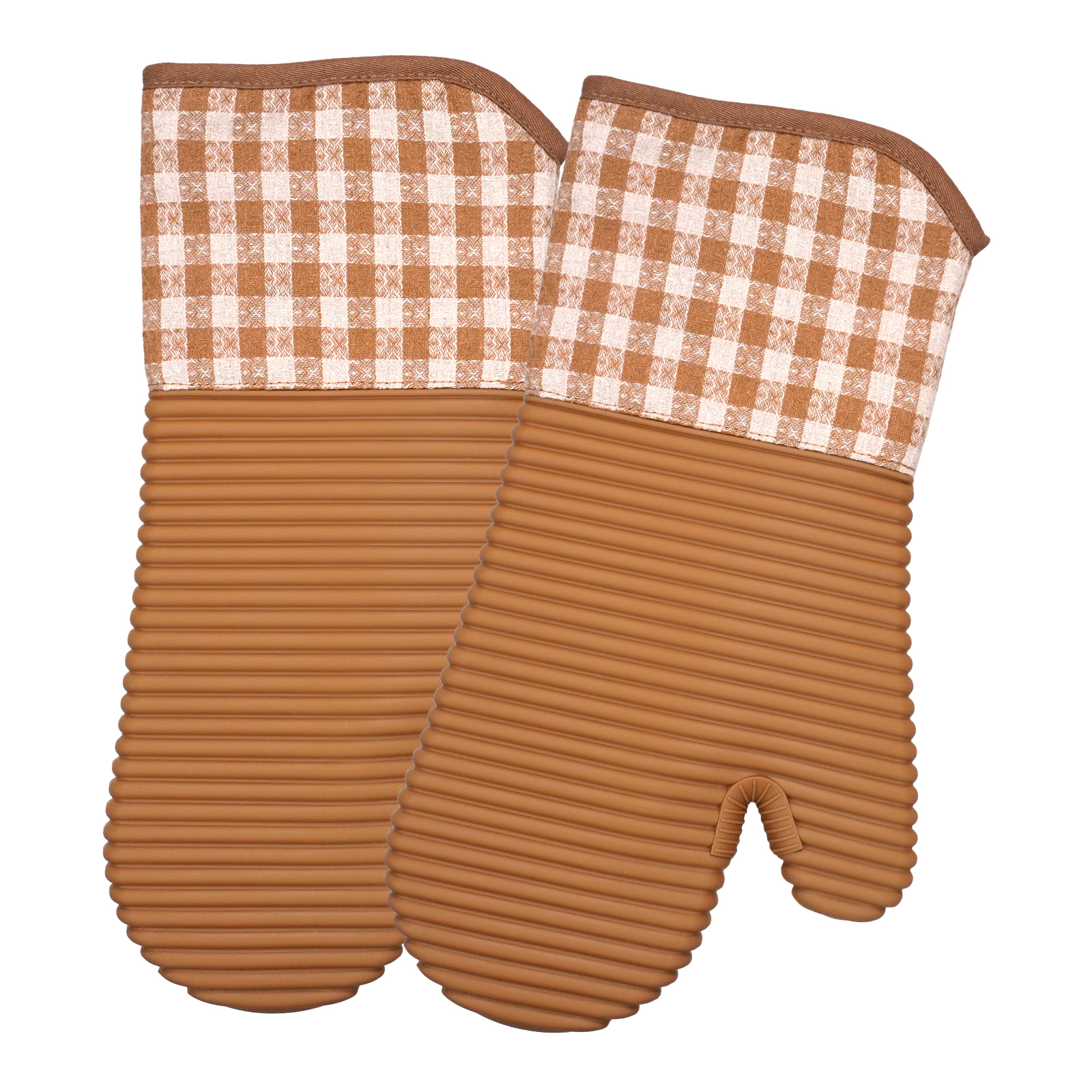 Food-Grade Silicone Heat-Resistant Oven Mitt – Non-Slip Textured Kitchen Glove