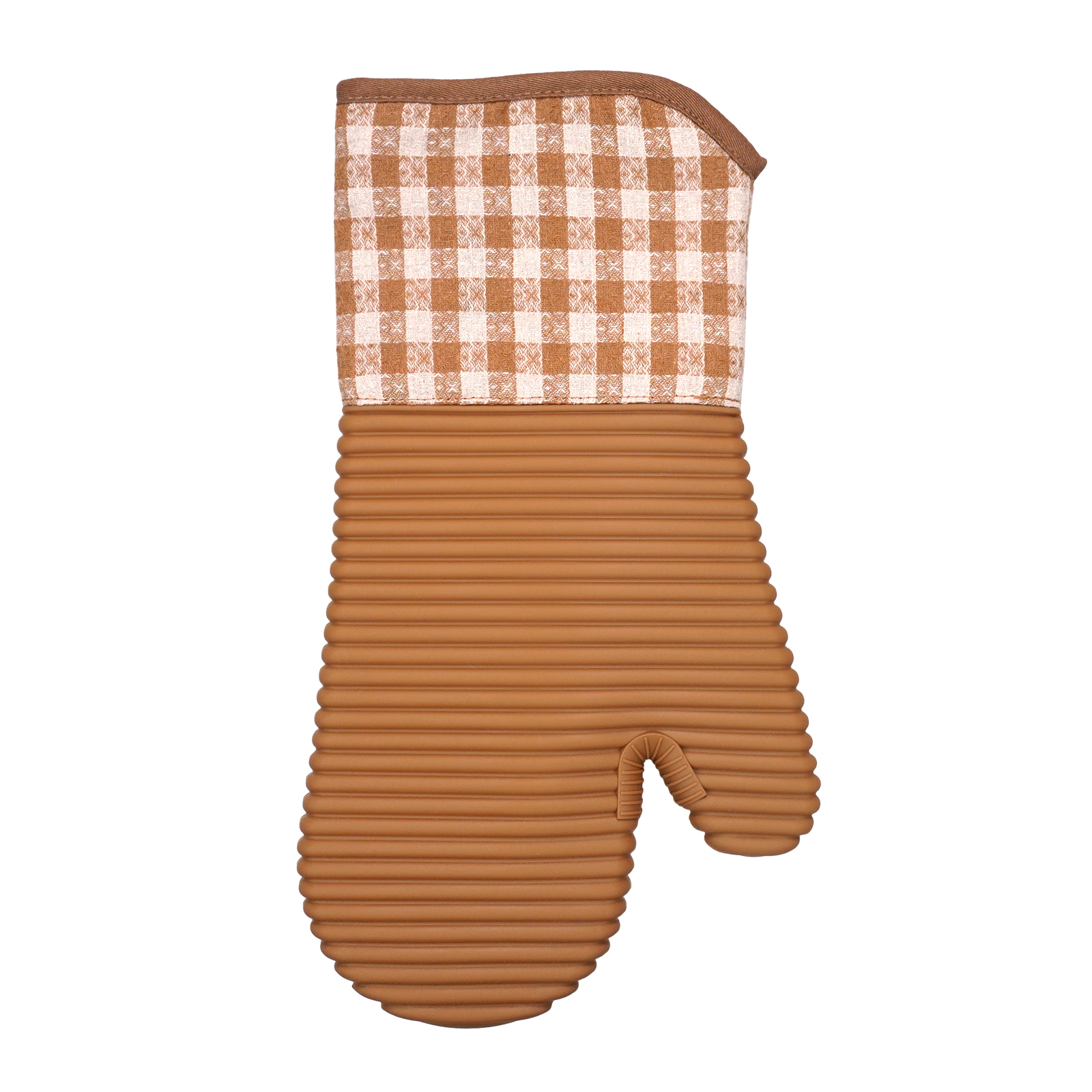 Food-Grade Silicone Heat-Resistant Oven Mitt – Non-Slip Textured Kitchen Glove