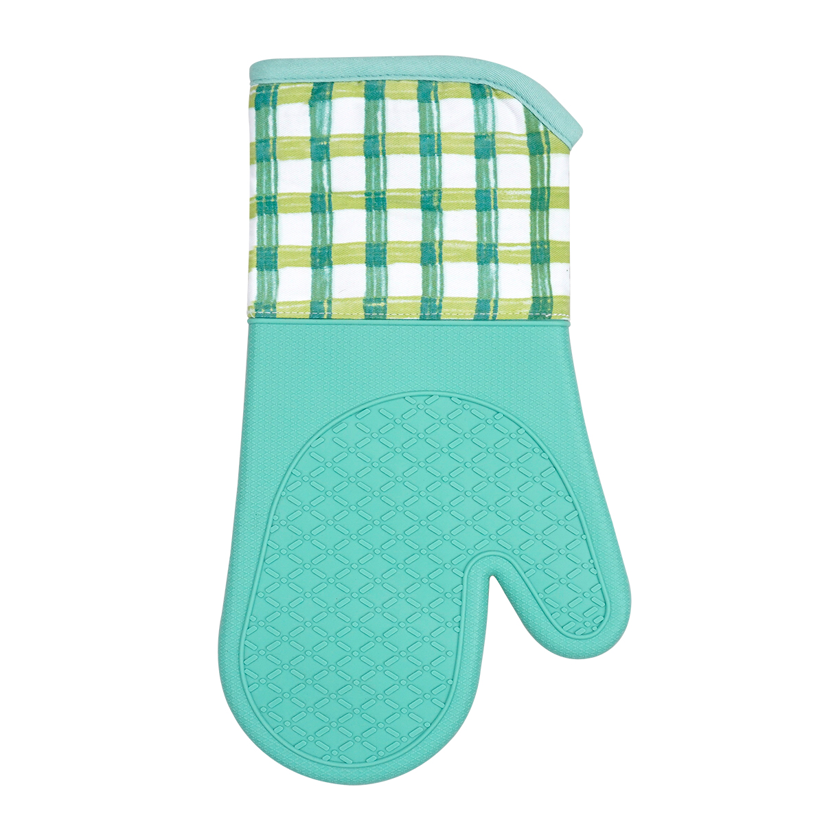 High Heat Resistant Silicone Oven Mitt – Non-Slip, Waterproof, Cotton Lined Kitchen Baking Glove
