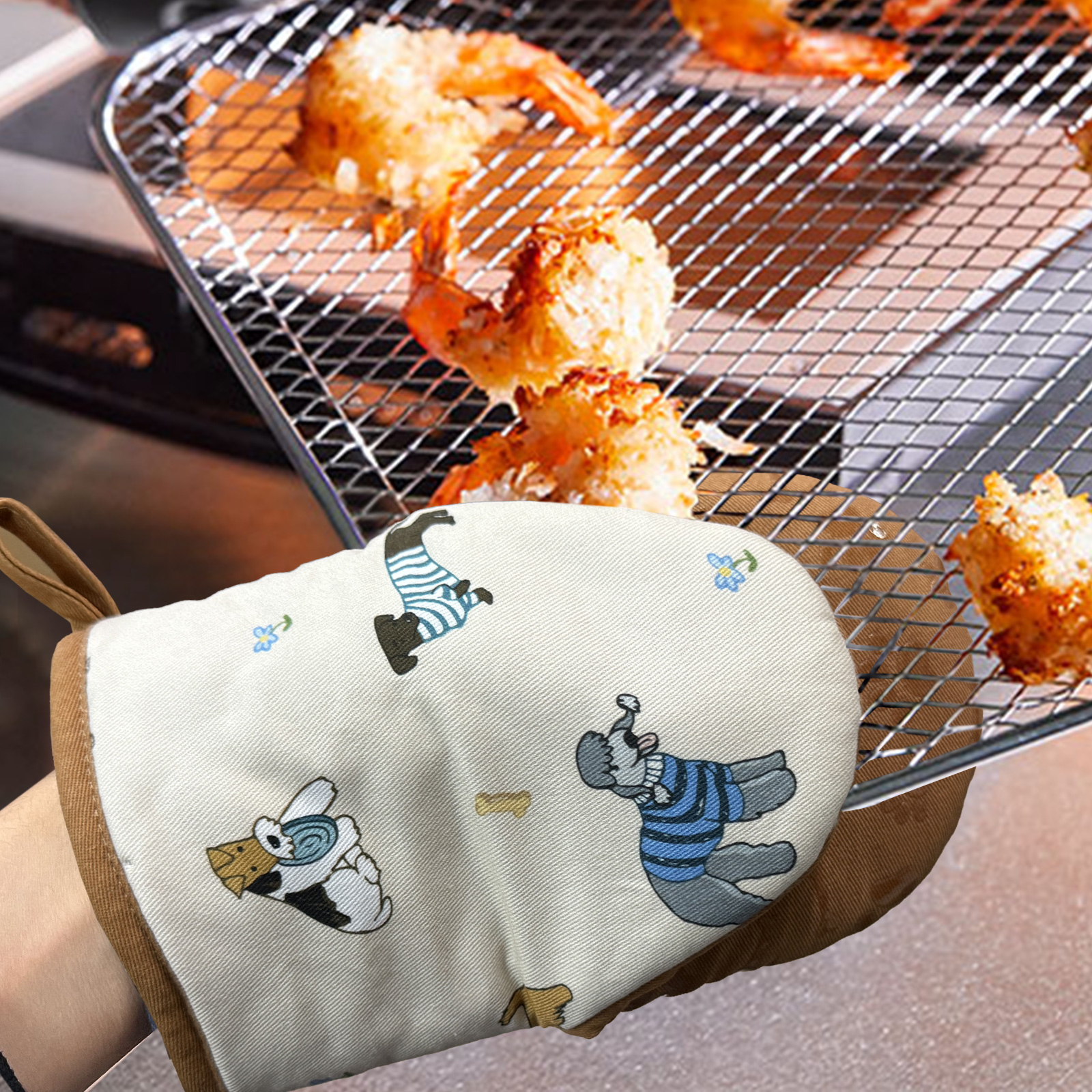 Custom Printed Mini Oven Mitts for Everyday Use