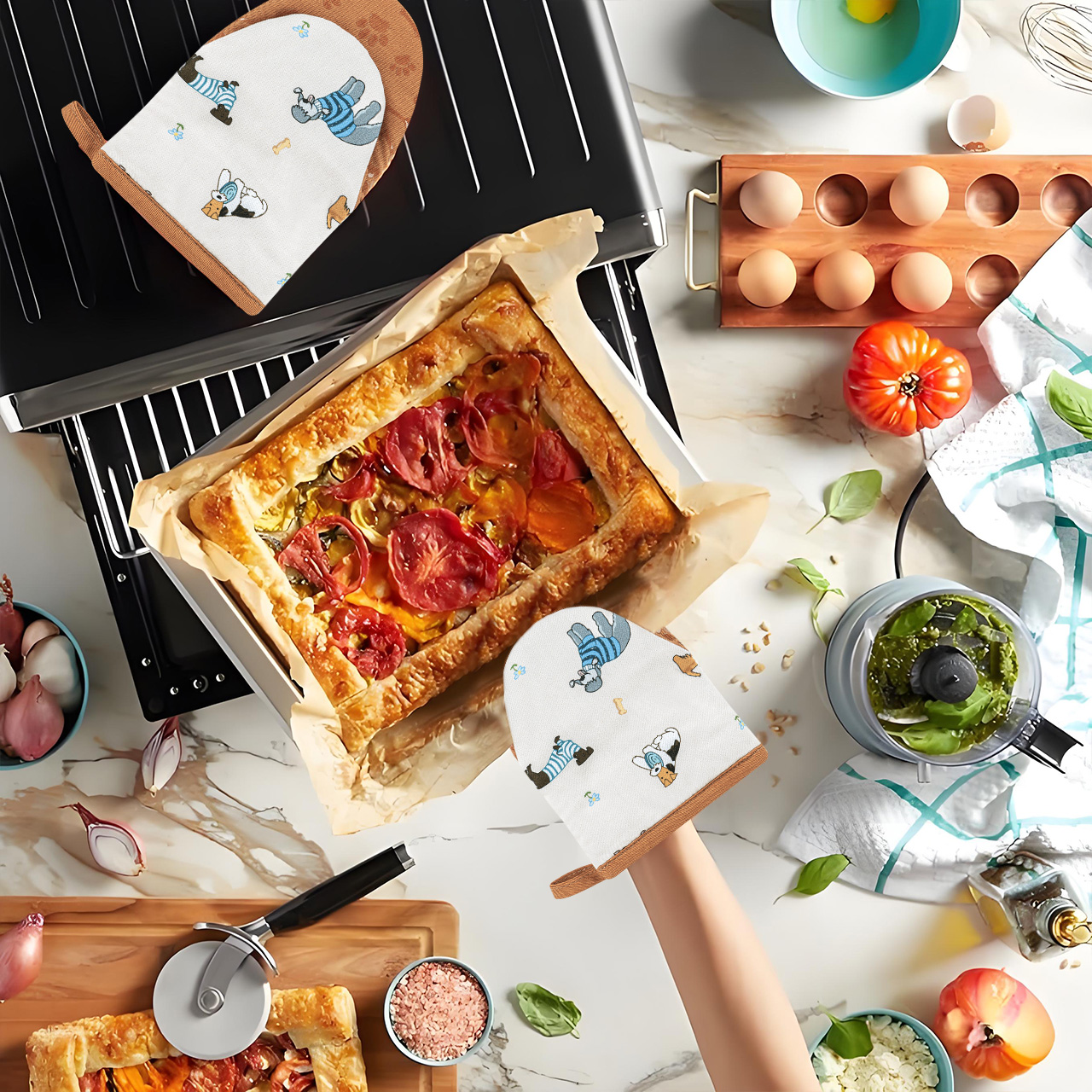 Custom Printed Mini Oven Mitts for Everyday Use