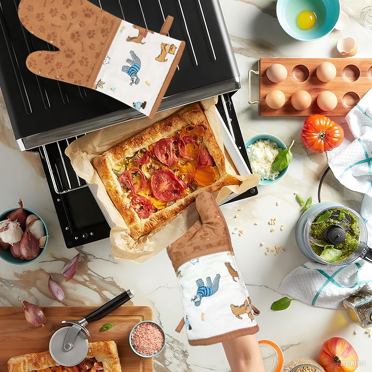 Wholesale Cotton Oven Glove for Gifting & Kitchenware Lines