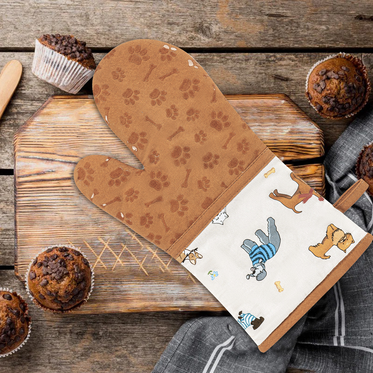 Wholesale Cotton Oven Glove for Gifting & Kitchenware Lines