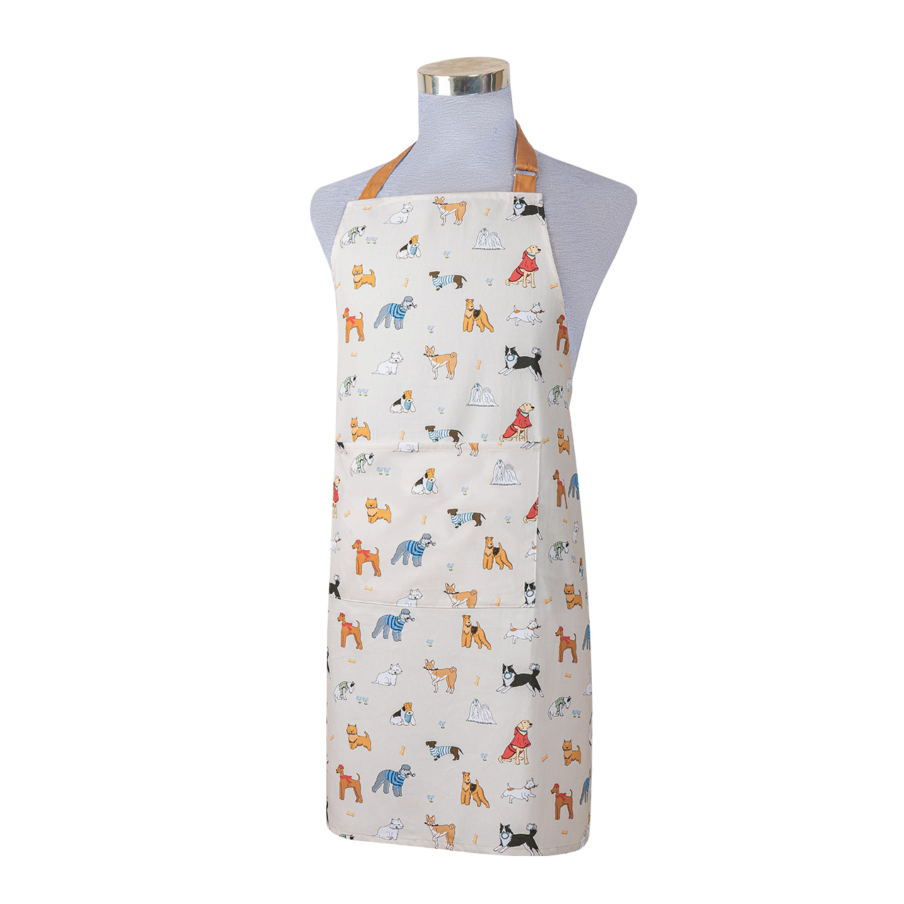 Adjustable Cotton Aprons with Pocket and Buckle Strap