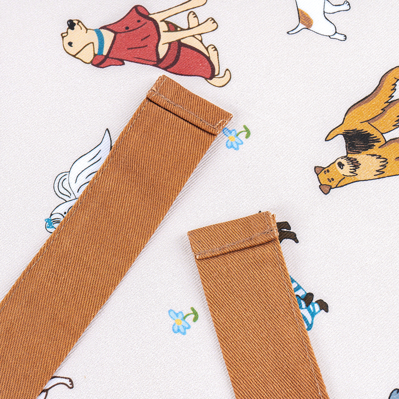 Adjustable Cotton Aprons with Pocket and Buckle Strap