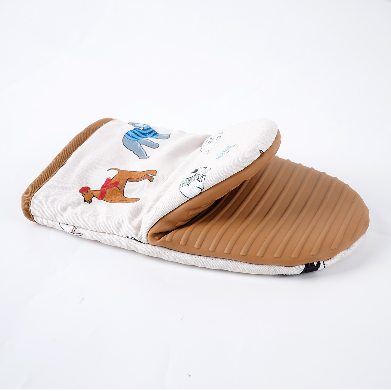 Silicone- Oven Mitts – Cotton Twill, Heat-Safe