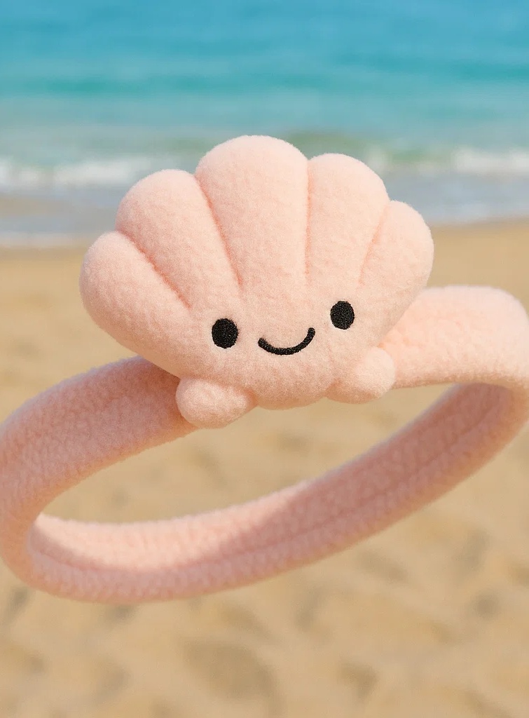 Baby Headband with Shell Detail – Soft, Comfortable, and Stylish