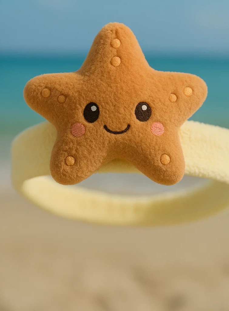 Detachable Starfish Baby Headband