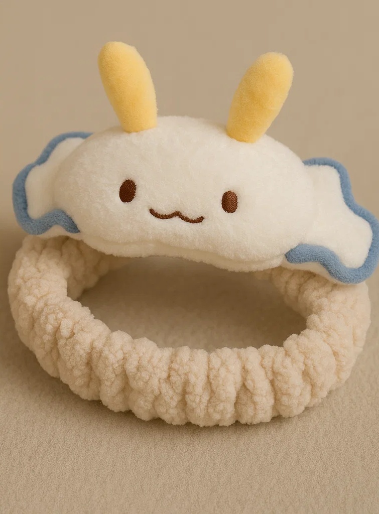 Sea Slug Plush Baby Headband - Soft Ocean Cuteness