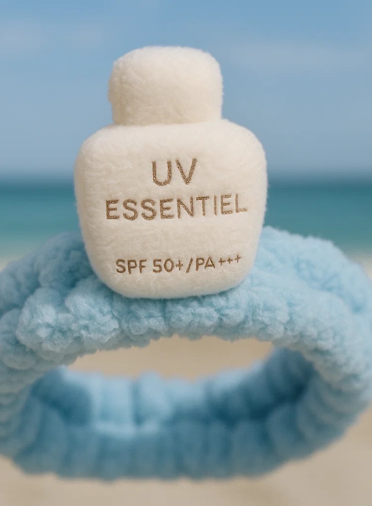 UV SPF 50+ Sunscreen Baby Headband – Soft Summer Protection Style