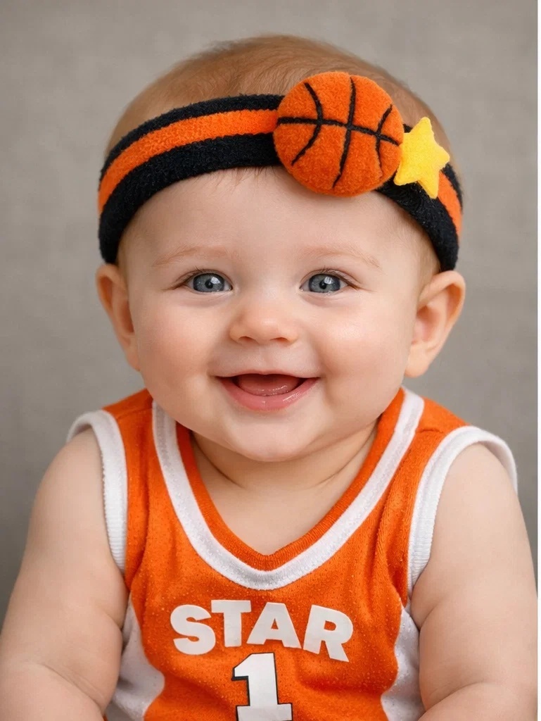 Basketball Star Baby Headband