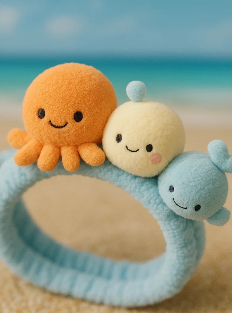 Bandeau Bébé Amis de l'Océan – Mignon et Douillet