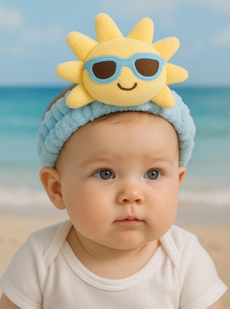 Cool Sun Baby Headband – Sunglasses Plush Summer Style