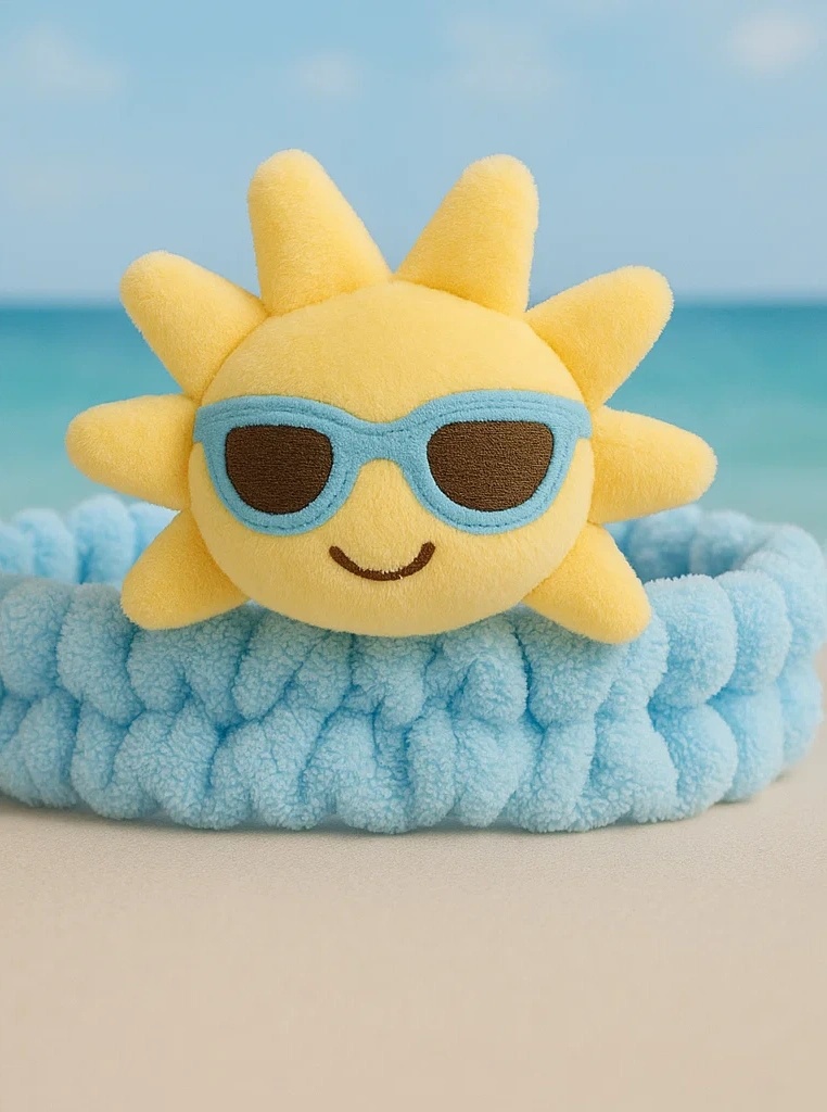 Cool Sun Baby Headband – Sunglasses Plush Summer Style