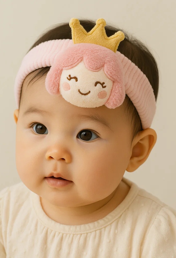 Pink Princess Doll Baby Headband