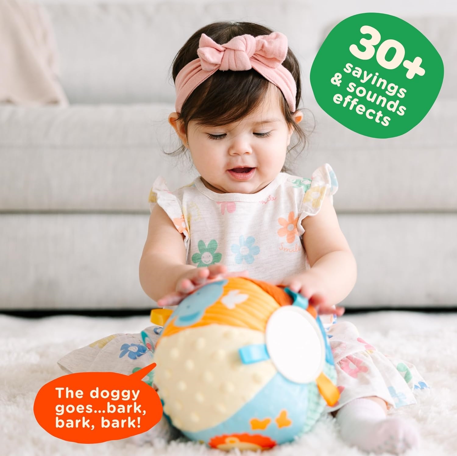 Bola Musical Sensorial para Bebês – Mais de 30 Sons Divertidos