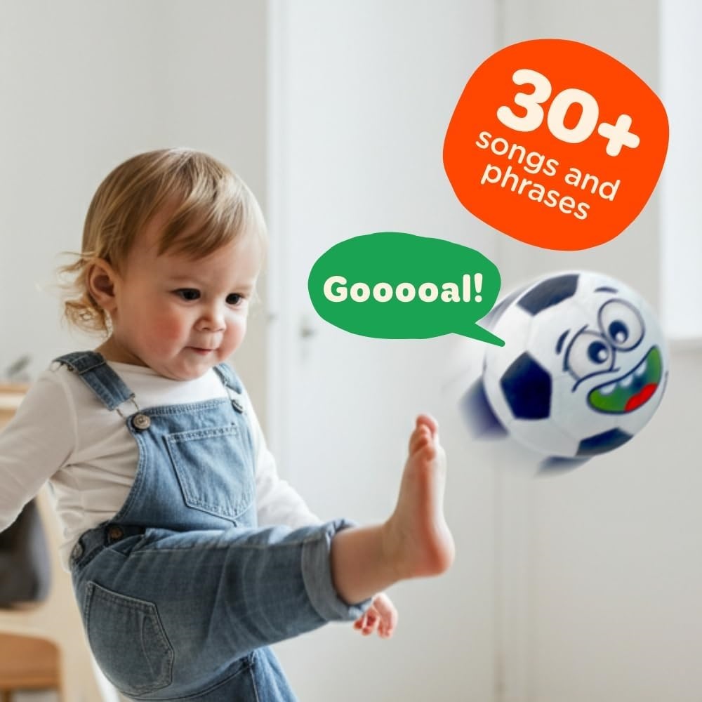 Mluvící Fotbalový Míč pro Děti – Více než 30 Zvuků a Frází