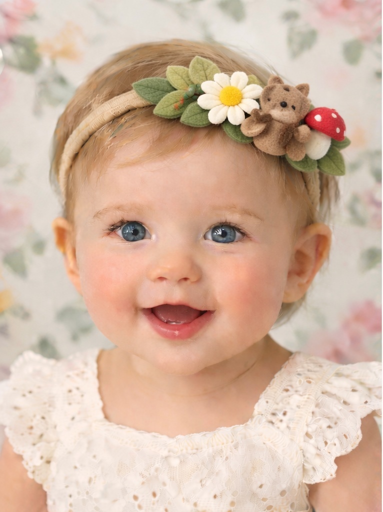 Charming Yellow Chick Baby Headband