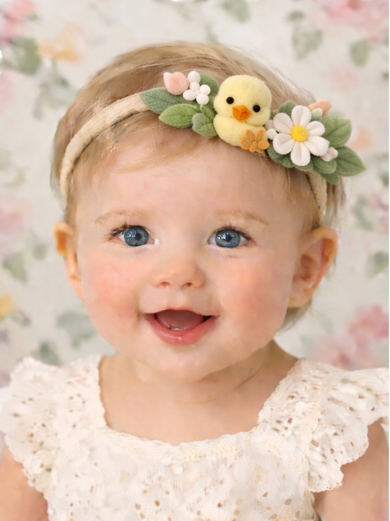 Bear and Mushroom Baby Headband