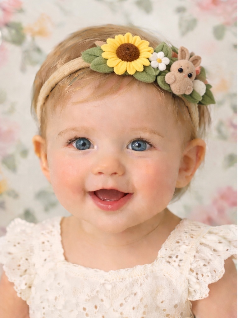 Owl and Mushroom Baby Headband