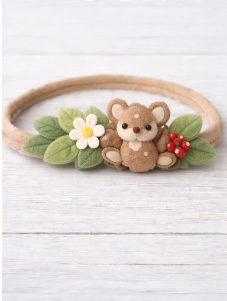 Laste õie ja liblika beebipea-aksessuaar