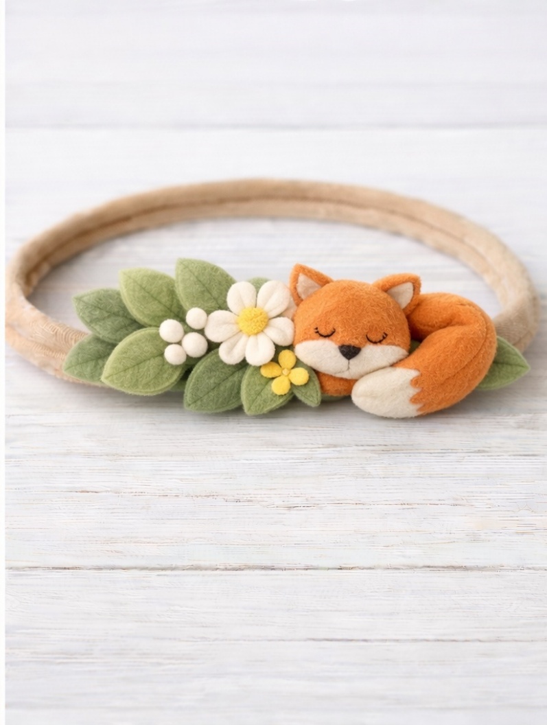 Zauberhafte Fuchs Diadem für Baby