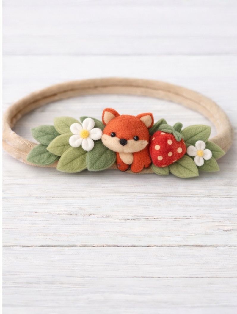 Laste peapael lillede ja mesilasega