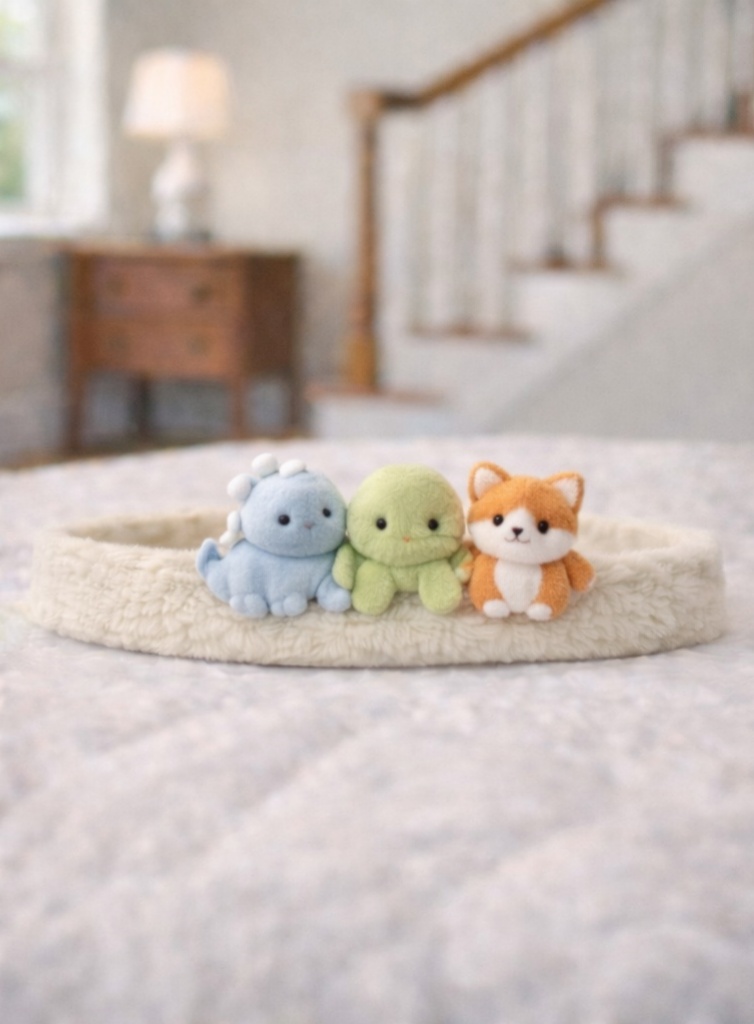 Bandeau Bébé en Peluche - Dinosaure, Pieuvre et Renard | Accessoire Doux et Mignon