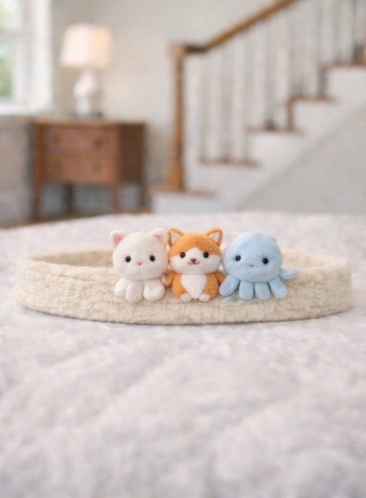 Beebide Pehme Peapael - Kass, Rebane ja Kaheksajalg | Armas ja Nahasõbralik