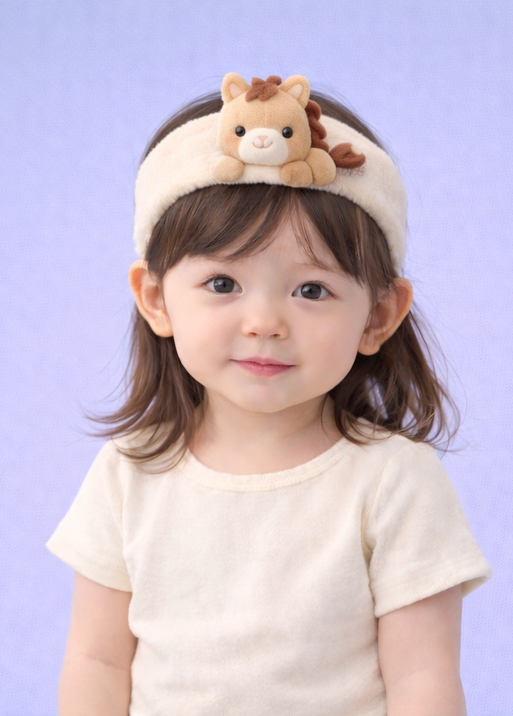 Cute Pony Plush Baby Headband - Soft, Comfortable, and Perfect for Little Ones