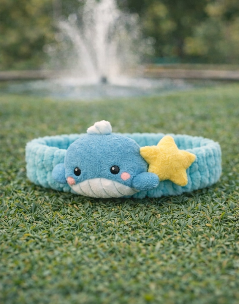 Vaalakujuline beebipeapael tähega – Pehme ja armas mereteemaline aksessuaar vastsündinule