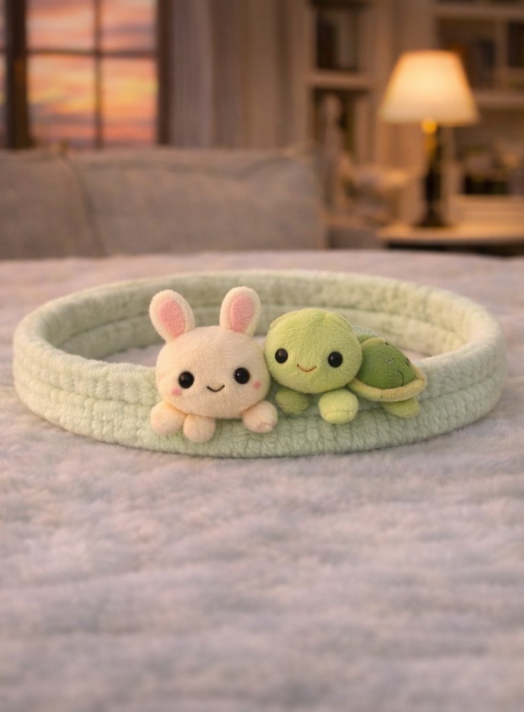 Zvířecí čelenka pro miminka – Roztomilý zajíček a želva z plyše, měkký a pružný design