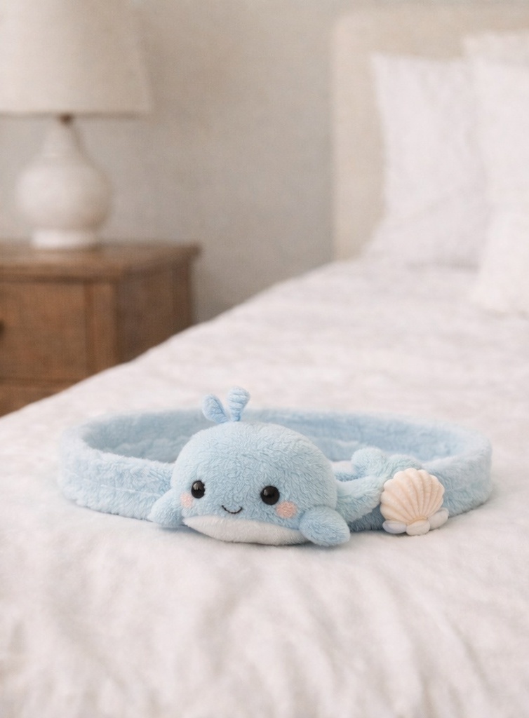 Plüsch-Wal- und Seehund-Baby-Haarband – Weiche, bequeme Baby-Haaraccessoires