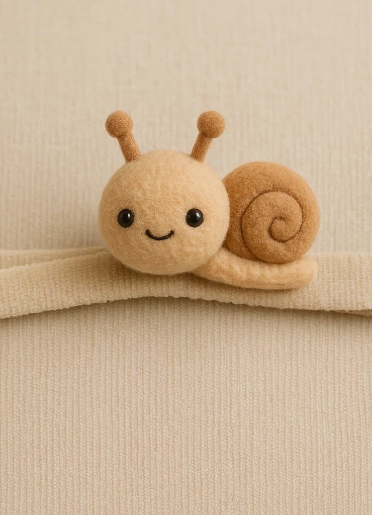 Diadema para bebé con diseño de caracol