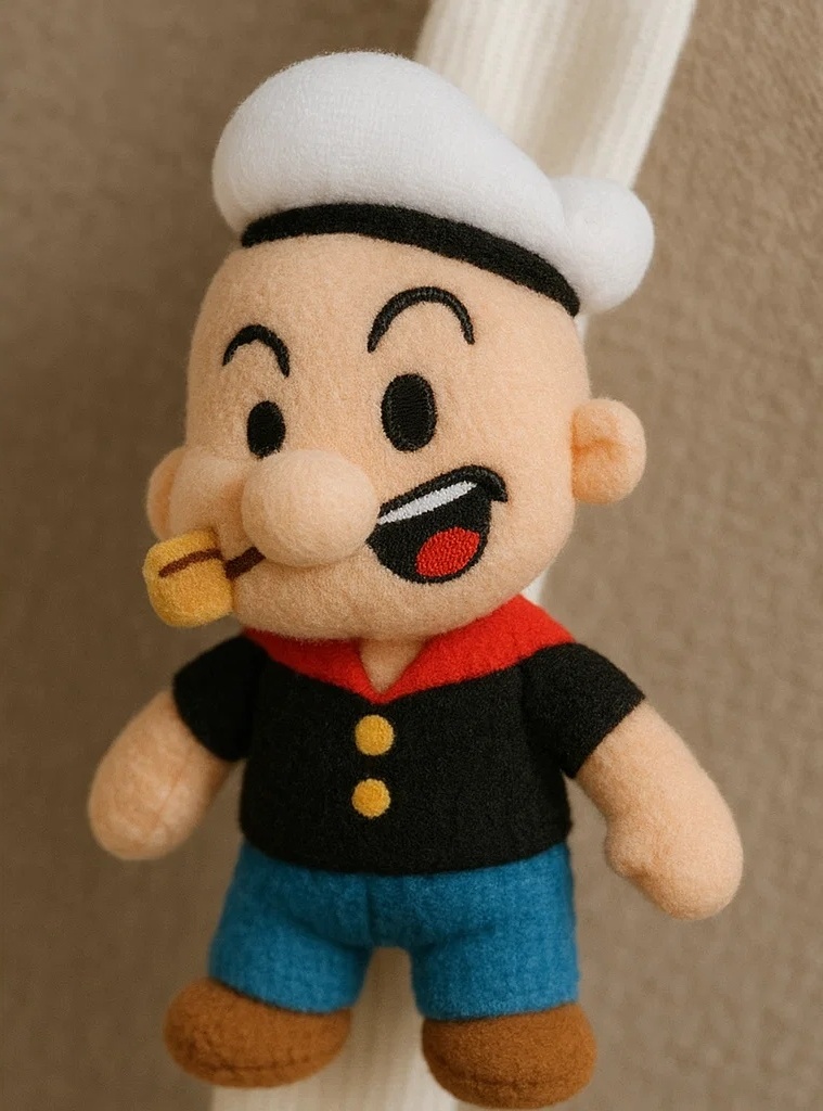 Faixa para Bebê com Estilo Popeye