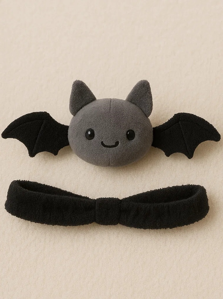 Baby Headband with Bat Design