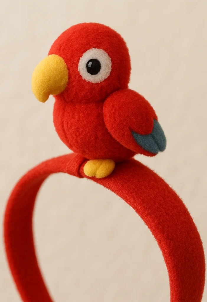 Baby Headband with Parrot Design