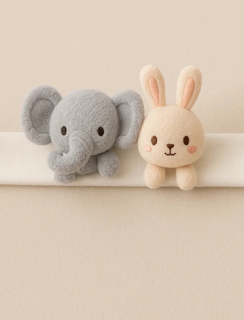 Cute Koala and Bunny Baby Headband – Soft and Playful Design