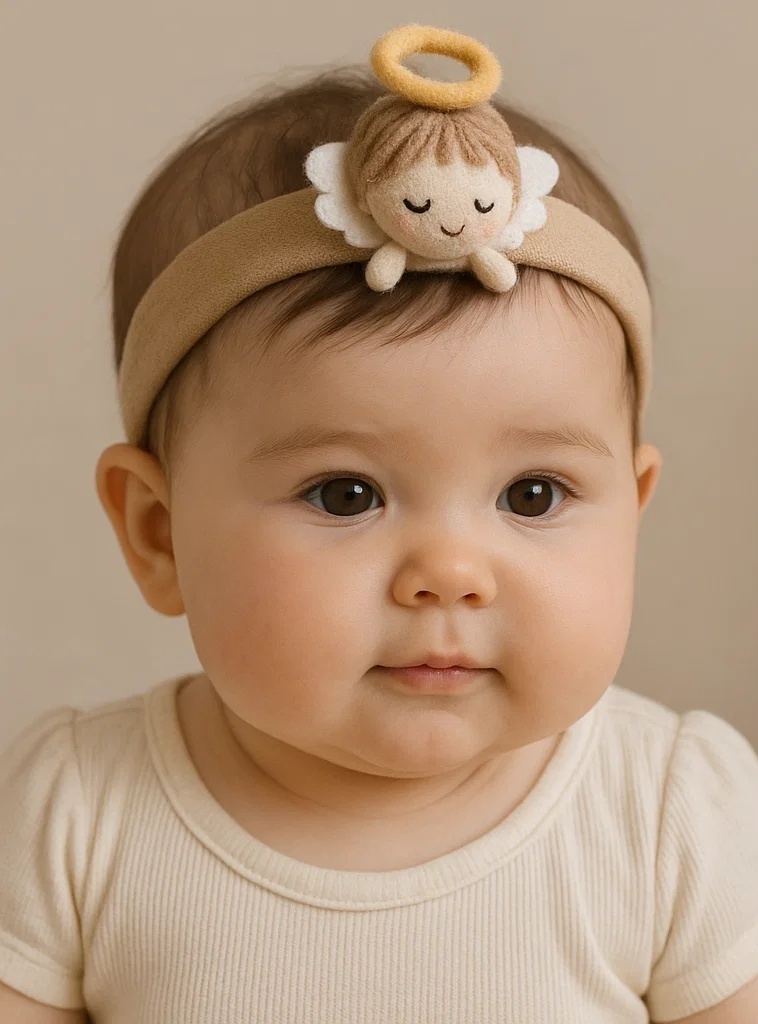 Angel Baby Headband – Heavenly Soft Infant Photo Accessory