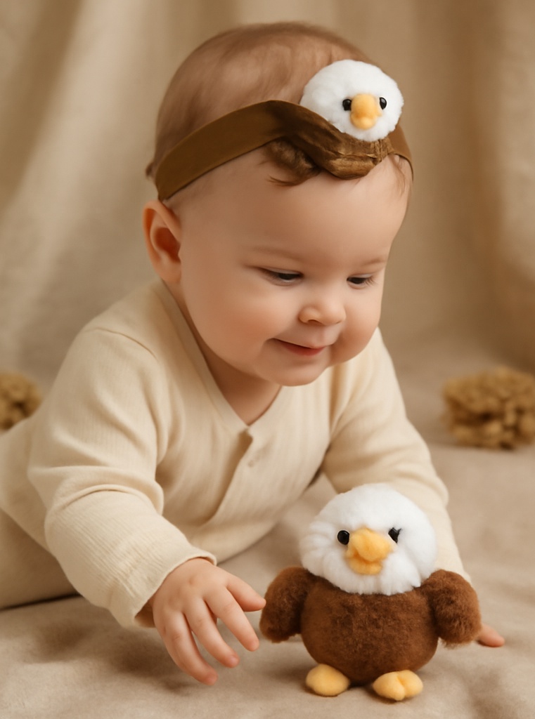 Karte Cartoon-Stil Baby Stirnband, Ideal für Babys von 0 bis 3 Jahren