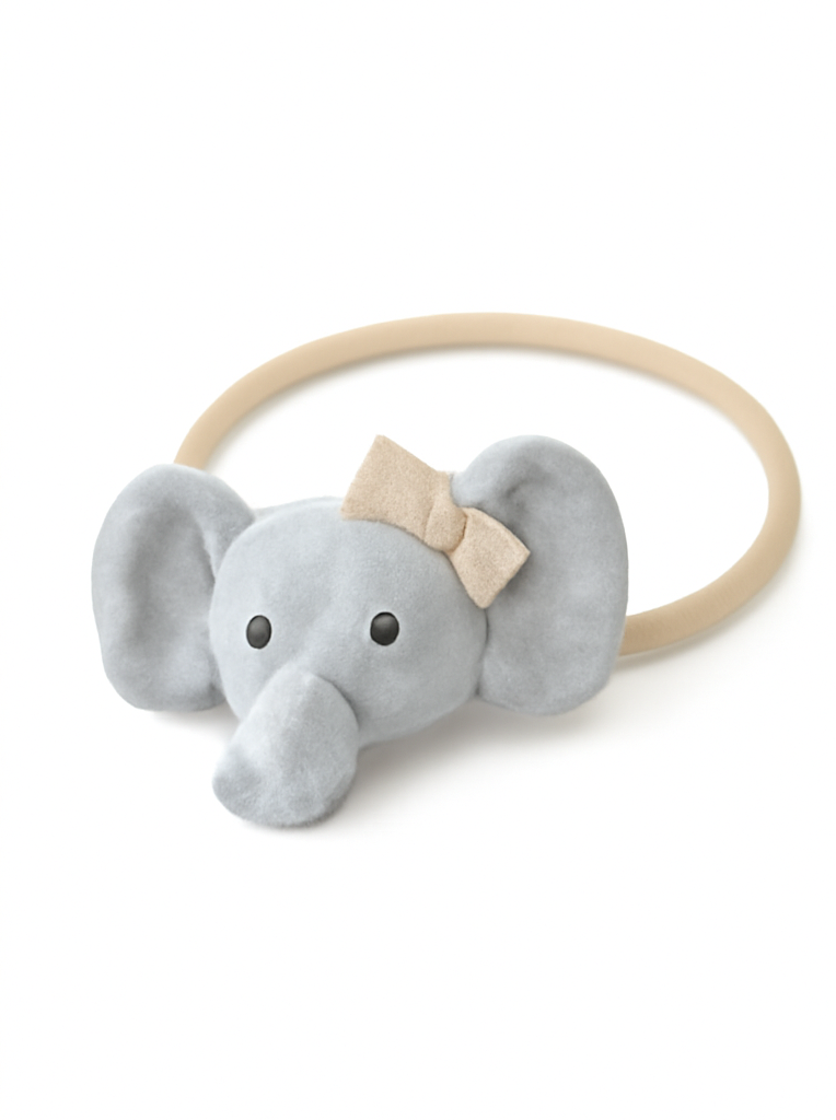 Cute Elephant Shaped Baby Headband