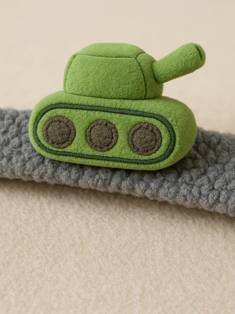 Tank-Themed Baby Headband – Soft, Fun, and Perfect for Little Explorers
