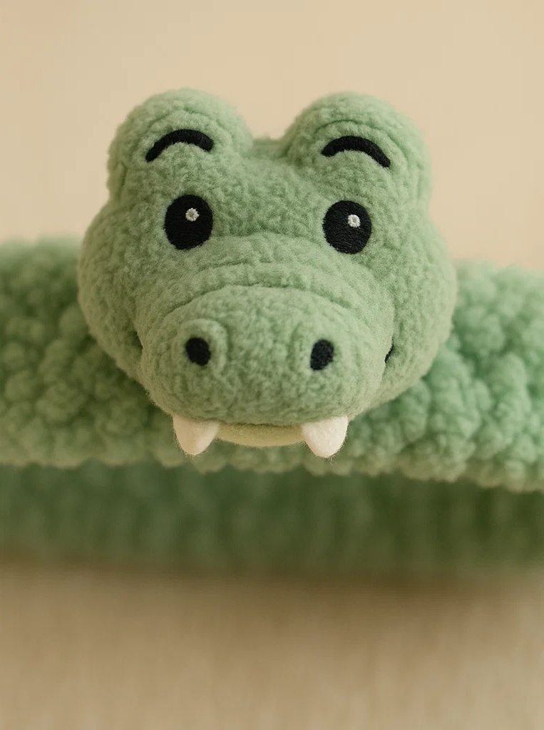 Crocodile Baby Headband – Soft, Fun, and Perfect for Little Explorers