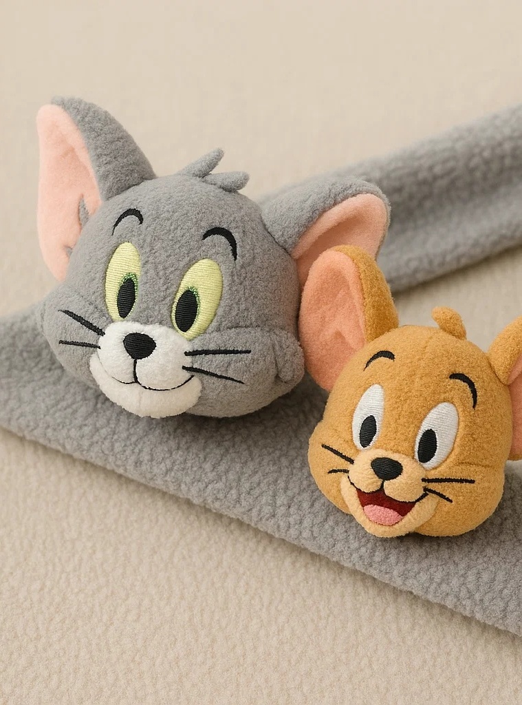 Tom and Jerry Baby Headband – Fun and Soft for Little Ones