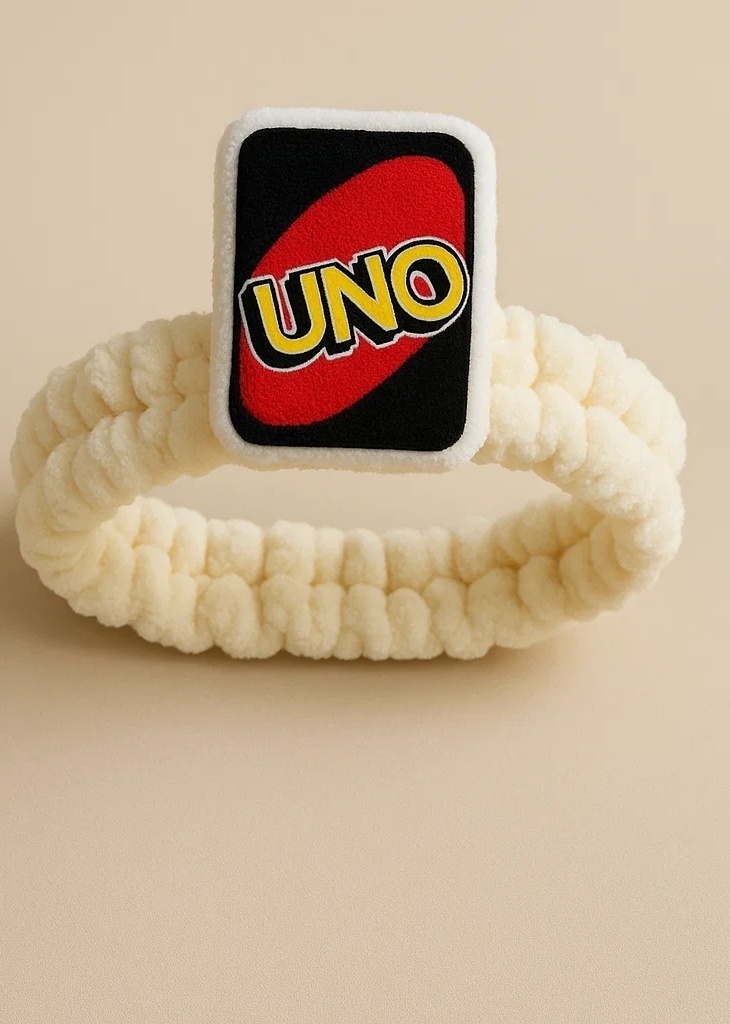 UNO Card Baby Headband – Fun and Playful Baby Accessory